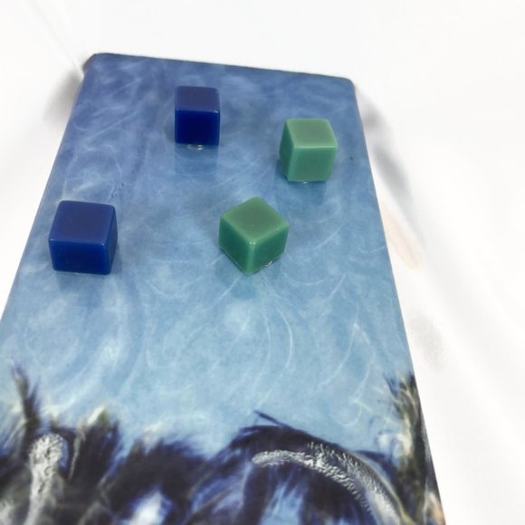 Magnetic Wall Hanging Palms Studio Vertu Blue Beach Scene Picture Art - Picture 2 of 6